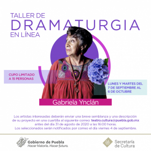 PREPARA SECRETARÍA DE CULTURA TALLER DE DRAMATURGIA