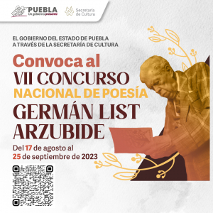 VII CONCURSO NACIONAL DE POESÍA GERMÁN LIST ARZUBIDE 2023