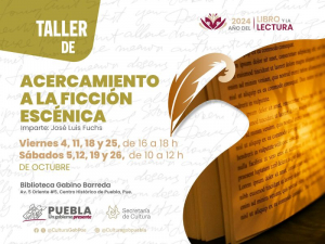 BIBLIOTECA “GABINO BARRERA”, SEDE DE TALLERES DE ESCRITURA GRATUITOS: CULTURA