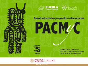 PUBLICA GOBIERNO DE PUEBLA RESULTADOS DE CONVOCATORIA PACMYC 2024