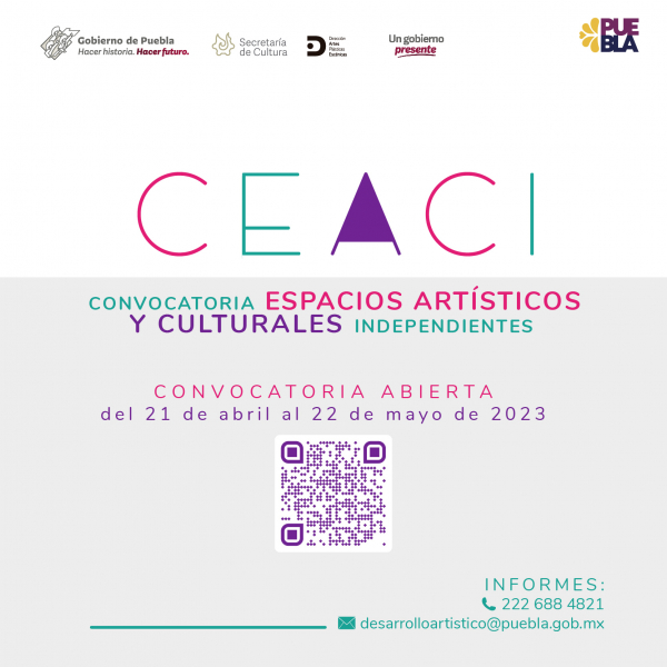 CONVOCATORIA ESPACIOS ARTÍSTICOS Y CULTURALES INDEPENDIENTES CEACI 2023