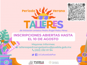 CONVOCATORIA TALLERES DE INICIACIÓN ARTÍSTICA PEDRO ÁNGEL PALOU PÉREZ - PERIODO VERANO 2023