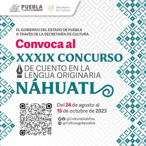 XXXIX CONCURSO DE CUENTO EN LA LENGUA ORIGINARIA NÁHUATL