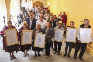 OTORGA GOBIERNO ESTATAL SEIS NOMBRAMIENTOS DE “TESOROS HUMANOS VIVOS” 2024