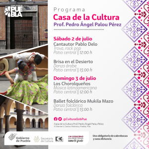 PROGRAMA GOBIERNO ESTATAL PRESENTACIONES DE MÚSICA Y DANZA EN CASA DE CULTURA