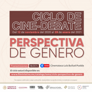 PRESENTARÁ CULTURA CICLO DE CINE DE PERSPECTIVA DE GÉNERO