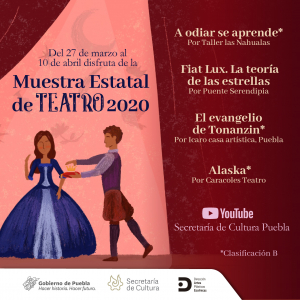 Celebra Cultura Día Mundial del Teatro con programación de obras