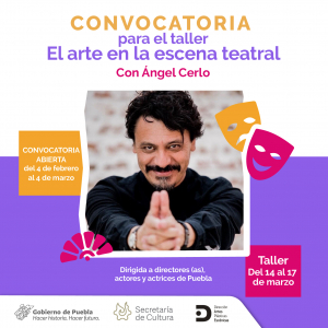 CONVOCATORIA PARA EL TALLER EL ARTE EN LA ESCENA TEATRAL