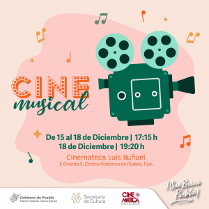 PRESENTARÁ SECRETARÍA DE CULTURA CICLO “CINE MUSICAL“