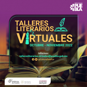 INICIARÁ CULTURA &quot;TALLERES LITERARIOS VIRTUALES&quot; PARA JÓVENES Y ADULTOS