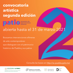 CONVOCATORIA ARTÍSTICA PATIO. &quot;ENCUENTRO DE INTERVENCIONES EFÍMERAS&quot;